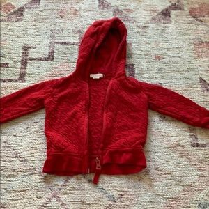 Burts bees baby zip up hoodie. Super soft and cozy